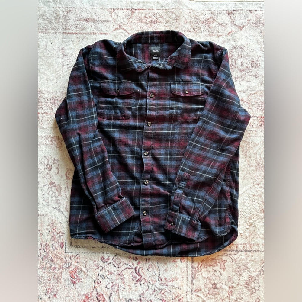 Vans Men Flannel Button-Up